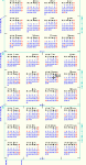 2014年三角カレンダー(月曜始まり)  DXF