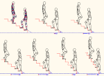 人物モデル化(成人男性) 階段勾配比較 DXF