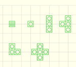 点字ブロックの簡略化図形 JWW