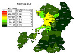 熊本県の人口密度