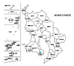 鹿児島県の白地図