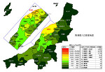 新潟県の人口密度