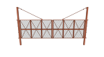 門扉（W＝6.0ｍ）