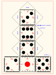 サイコロ（スケール付）  DXF
