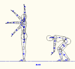人物モデル化 (成人女性側面)  DXF