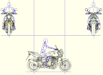 CB1300SF 2017マイナーチェンジ(右側面 正面 後面) DX