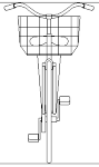 自転車正面図 DXF