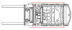 フォークリフト（平面視）