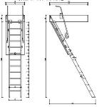 小屋裏収納に入る梯子です。2