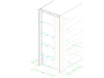 外壁金属サィディング貼意匠図