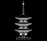 浄瑠璃寺　三重塔