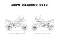 BMW R1200GS(dxf)