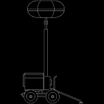 バルーン式投光機