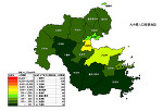 大分県の人口密度