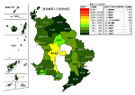 鹿児島県の人口密度