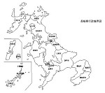 長崎県の白地図