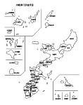 沖縄県の白地図