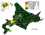 北海道の人口密度