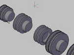 標準Ｖプーリーの３Ｄデータ　ｄｗｇ