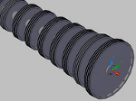 標準Ｖプーリーの３Ｄデータ　ｄｗｇ