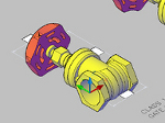 ゲートバルブの３Ｄデータ　ｄｗｇ