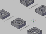 ベアリングユニットの３Ｄデータ　ｄｗｇ