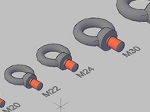 アイボルトの３Ｄデータ　ｄｗｇ