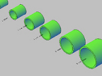 配管用ソケットの３Ｄデータ　ｄｗｇ