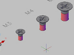 皿小ねじの３Ｄデータ　ｄｗｇ