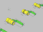 Ｚ型ボールバルブの３Ｄデータ　ｄｗｇ