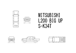 ピックアップトラック ストラーダ MITSUBISHI STRADA L200 S-K34 WCAB