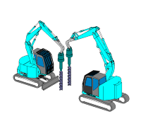 SK135　多機能　（小型現場打）