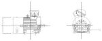 電動機　詳細図　寸法線なし