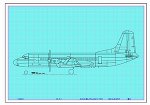 [060]YS11機をA4サイズで1.2mm網目枠に嵌めて見ました