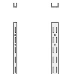 （ロイヤル金物）棚柱　2400