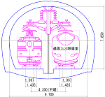 青函トンネル断面.jww