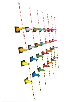 レインボーカラーコーン