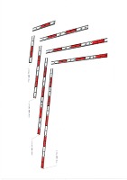 標尺（箱尺）、あて尺、クリップカーソル。出来形測定使用例。