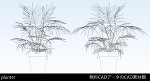 観葉植物　CADデータ