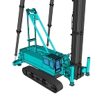 日本車両　三点式パイルドライバー　DH758-160M