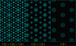 (ファイル名要変更)雪の結晶っぽい模様のハッチングパターン(autocad用)
