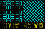 (ファイル名要変更)3本縞板っぽい模様のハッチングパターン(Autocad用)