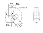 単管DIY 2方向45(135)度コーナー金具(ダイナミックブロック含)