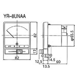 三菱電機[切替スイッチ付電流計] YR-8UNAA