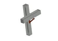 3D支保工　H250-ブラケット