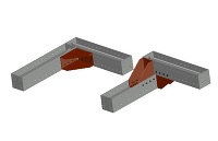 ３Ｄ支保工　H300-隅部ﾌﾗｯﾄﾋﾟｰｽ