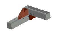 3D支保工　H300-隅部ピース