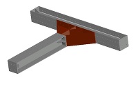 3D支保工　H350-火打ピース