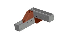 3D支保工　H350-隅部ピース