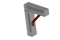 3D支保工　H350-方杖